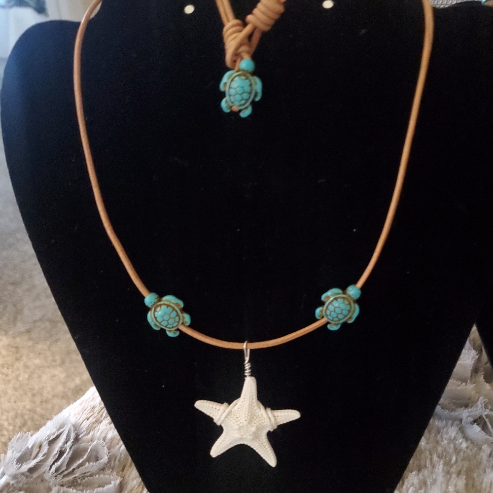 Starfish Turtle necklace